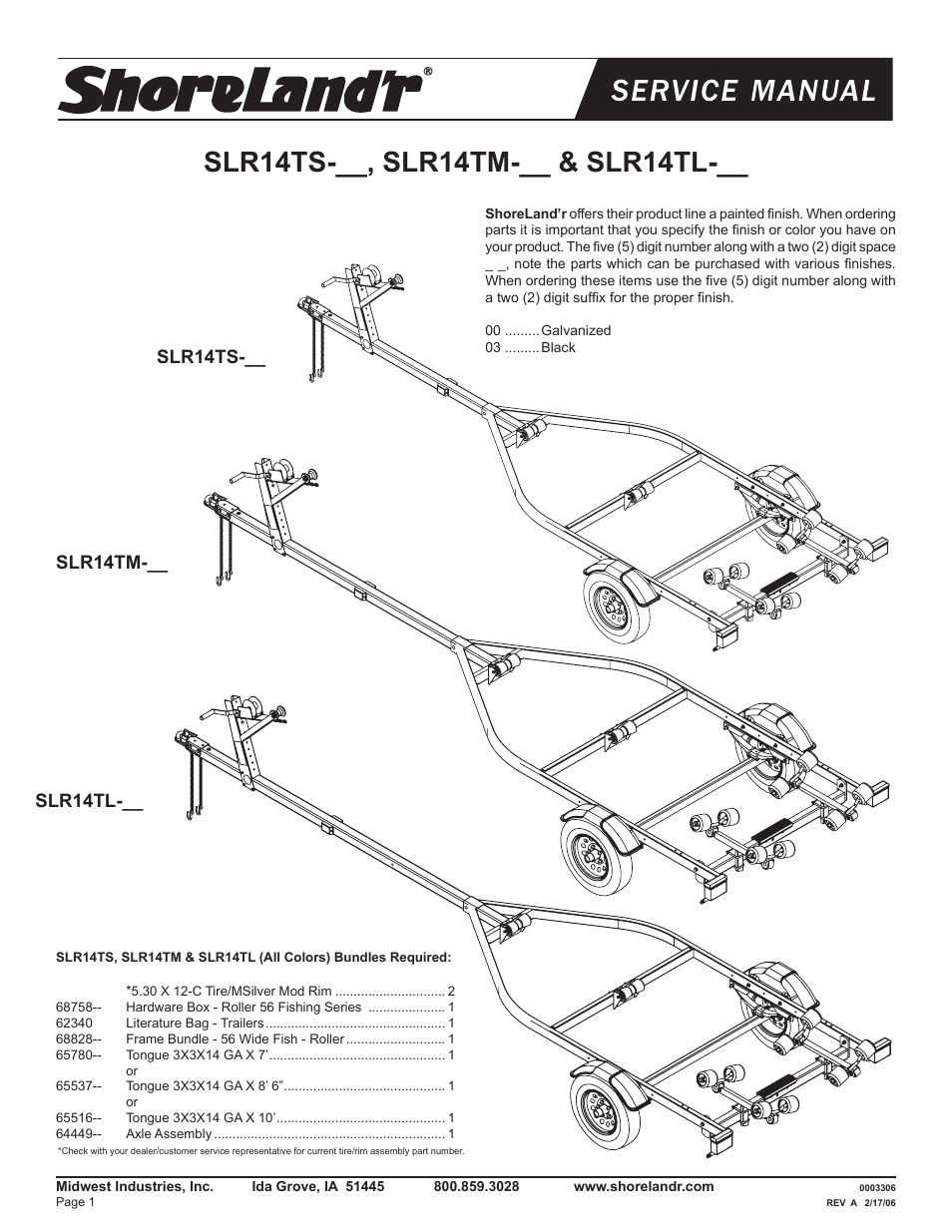 ShoreLand'r SLR14 User Manual | 10 pages