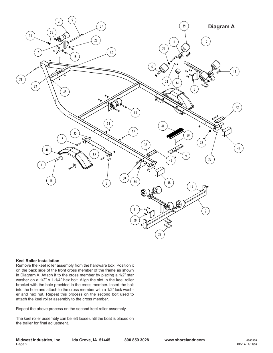 Diagram a | ShoreLand'r SLR14 User Manual | Page 2 / 10