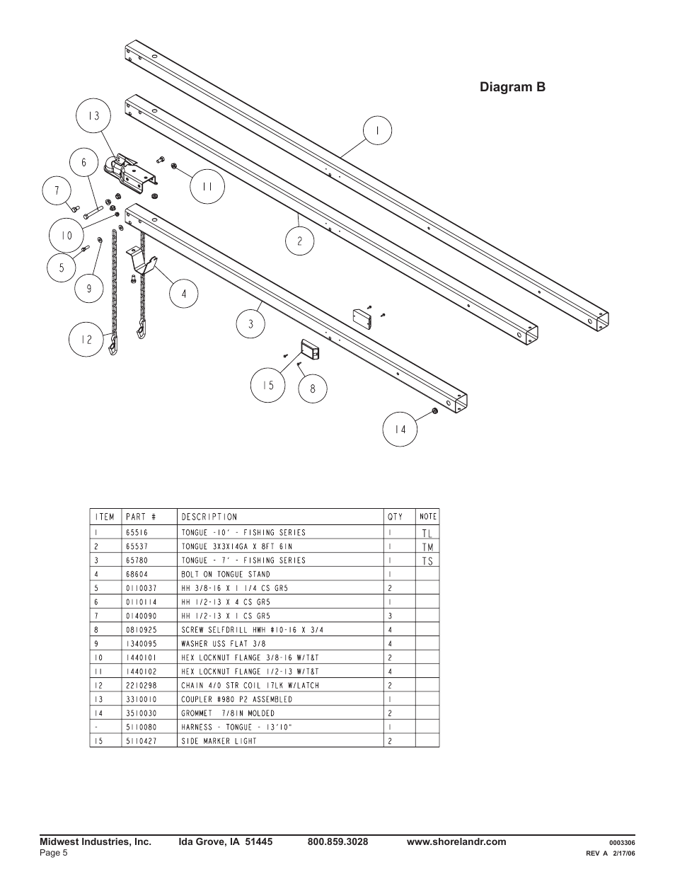 Diagram b | ShoreLand'r SLR14 User Manual | Page 5 / 10