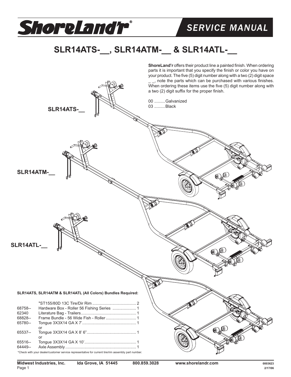 ShoreLand'r SLR14A User Manual | 10 pages
