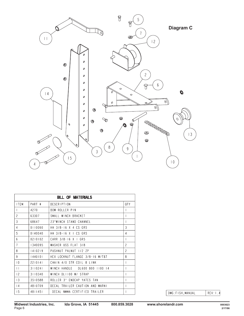 Diagram c | ShoreLand'r SLR14A User Manual | Page 6 / 10