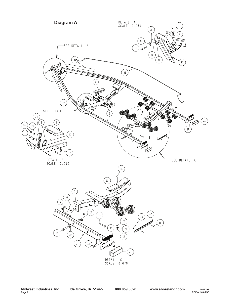Diagram a | ShoreLand'r SLR2313BL V.1 User Manual | Page 2 / 12
