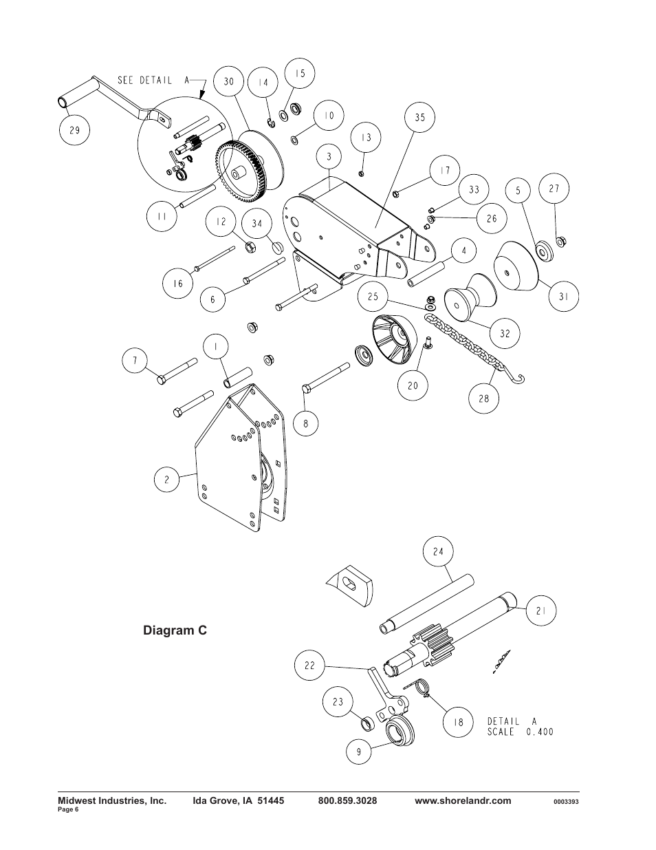 Diagram c | ShoreLand'r SLR2313BL V.2 User Manual | Page 6 / 10