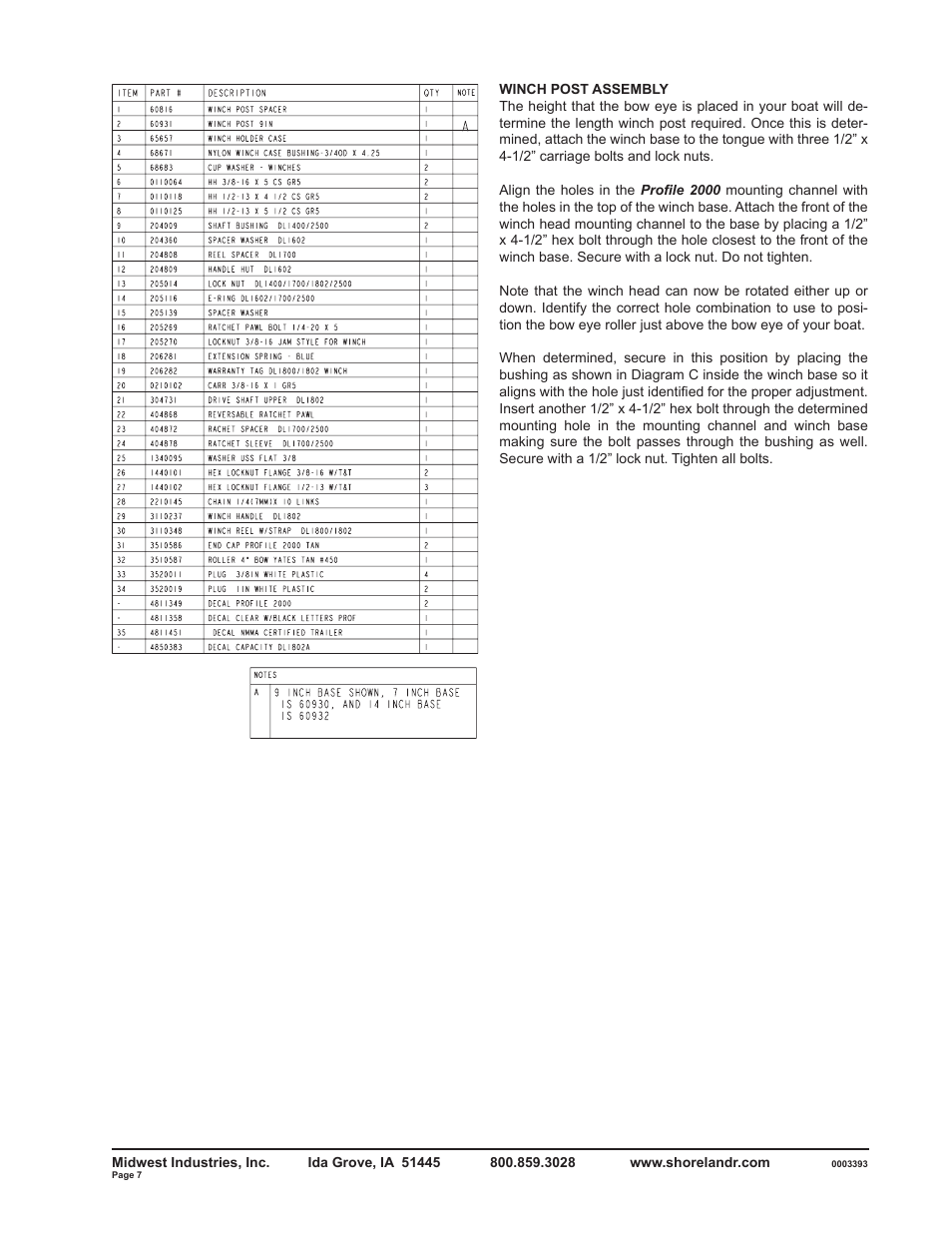 ShoreLand'r SLR2313BL V.2 User Manual | Page 7 / 10