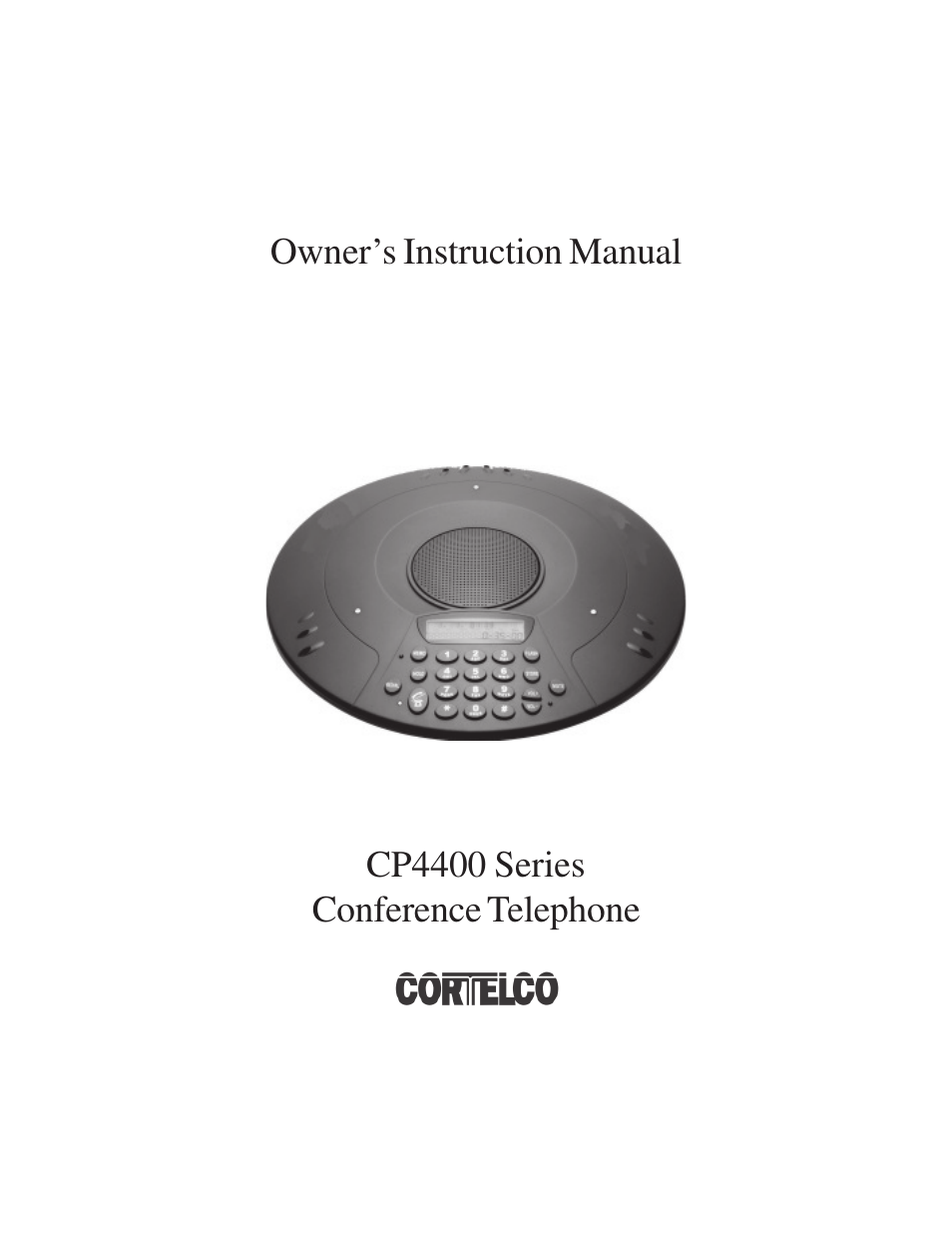 Cortelco CP4400 User Manual | 16 pages