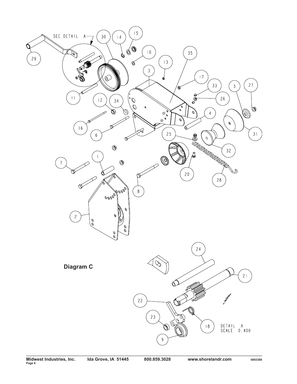 Diagram c | ShoreLand'r SLR2313BS V.2 User Manual | Page 6 / 10