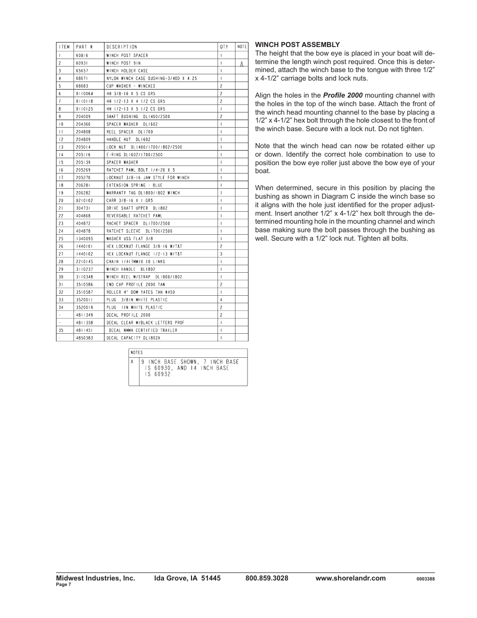 ShoreLand'r SLR2313BS V.2 User Manual | Page 7 / 10