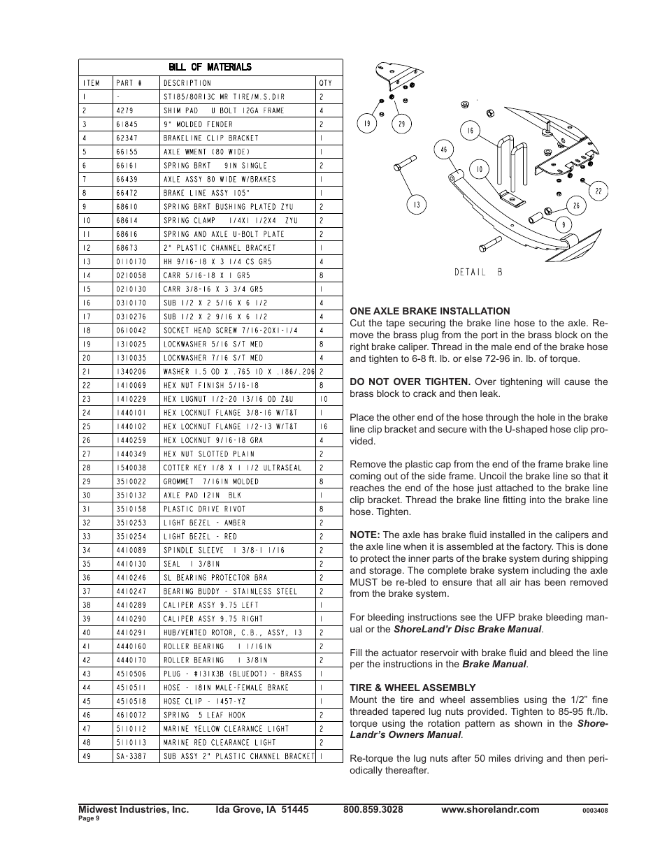 ShoreLand'r SLR2313BSW V.2 User Manual | Page 9 / 10