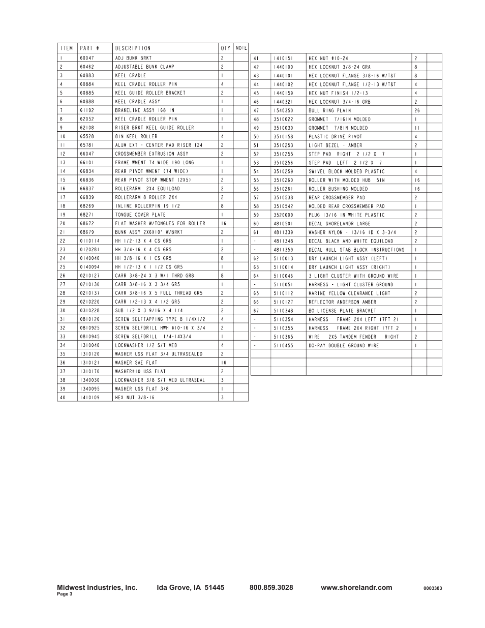 ShoreLand'r SLR2313L User Manual | Page 3 / 10