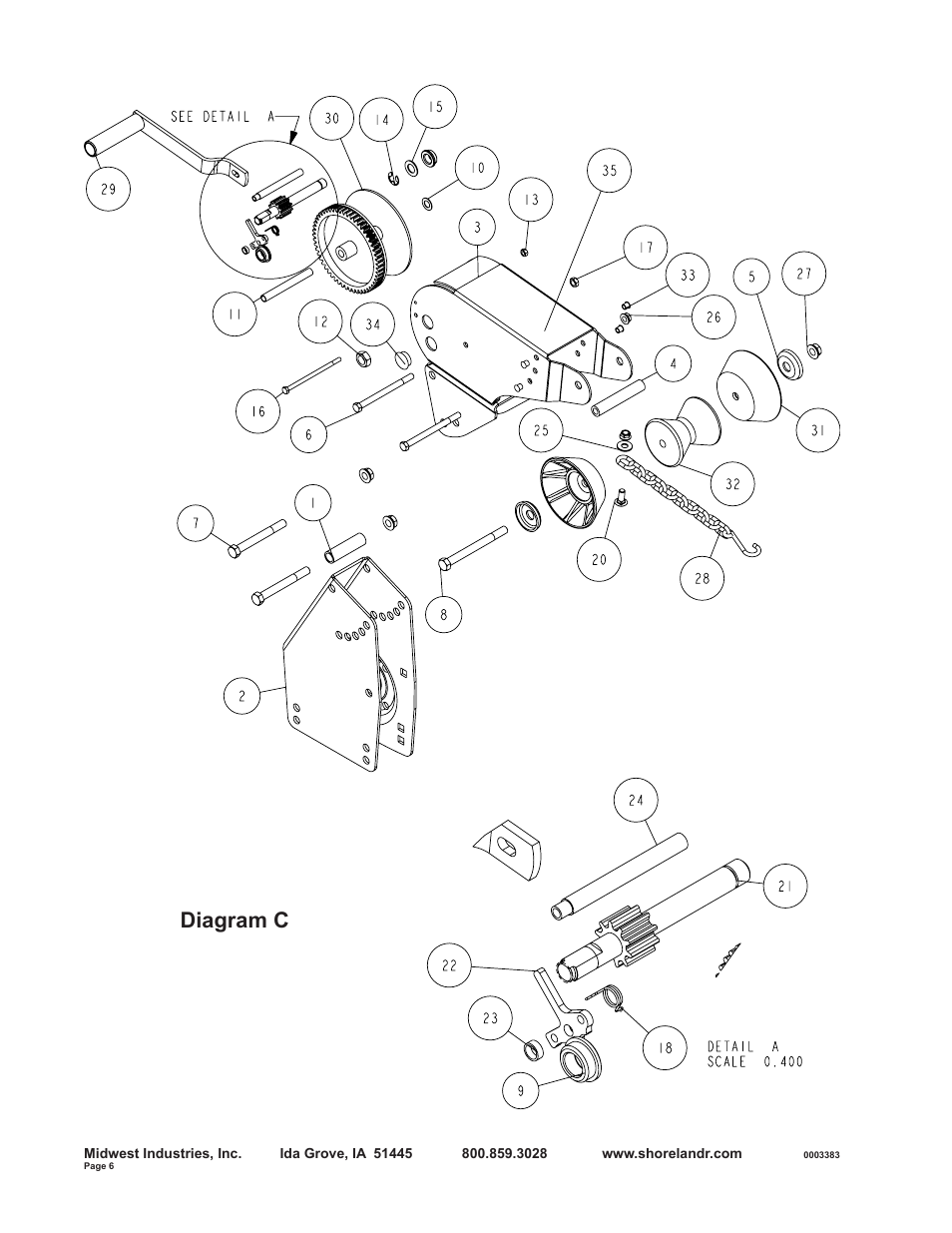 Diagram c | ShoreLand'r SLR2313L User Manual | Page 6 / 10