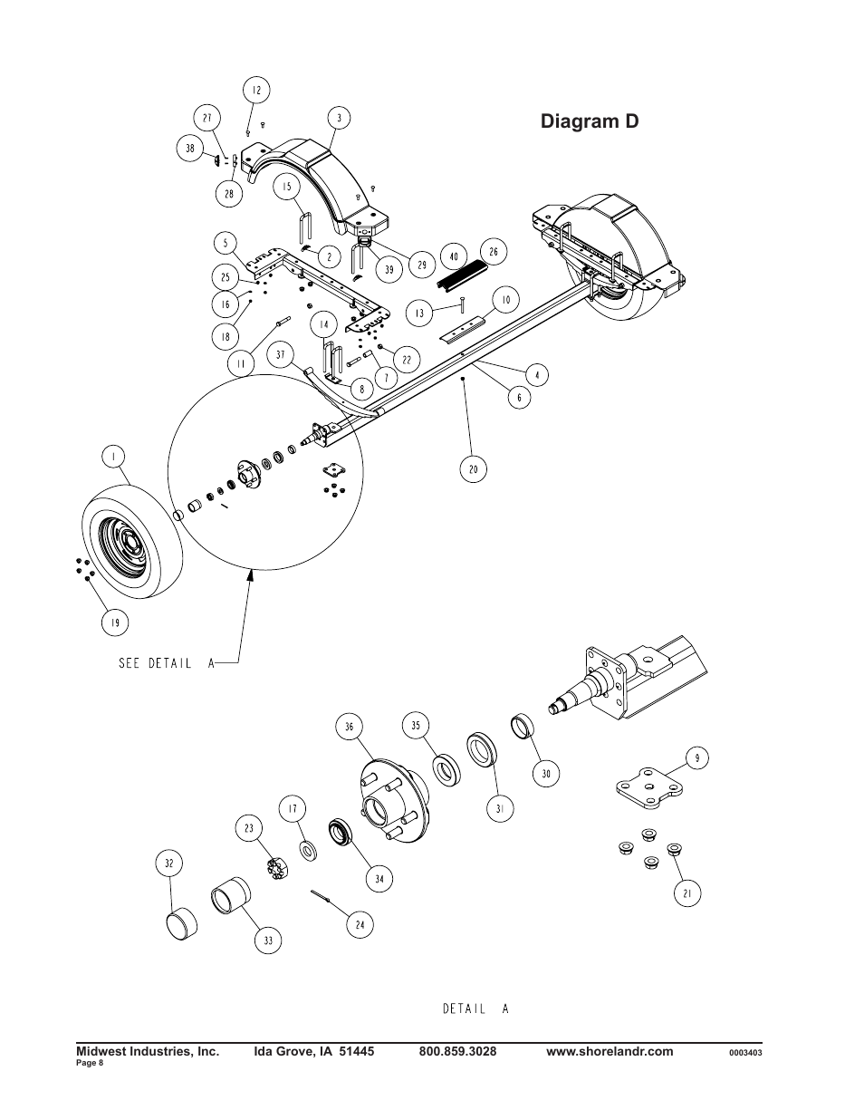 Diagram d | ShoreLand'r SLR2313LW User Manual | Page 8 / 10