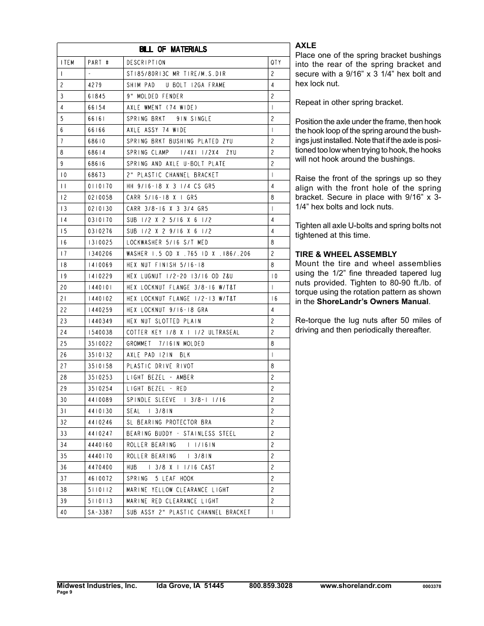 ShoreLand'r SLR2313S User Manual | Page 9 / 10