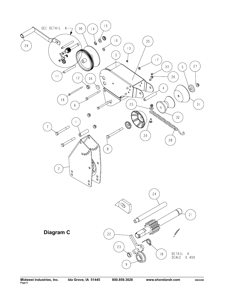 Diagram c | ShoreLand'r SLR2313SW User Manual | Page 6 / 10
