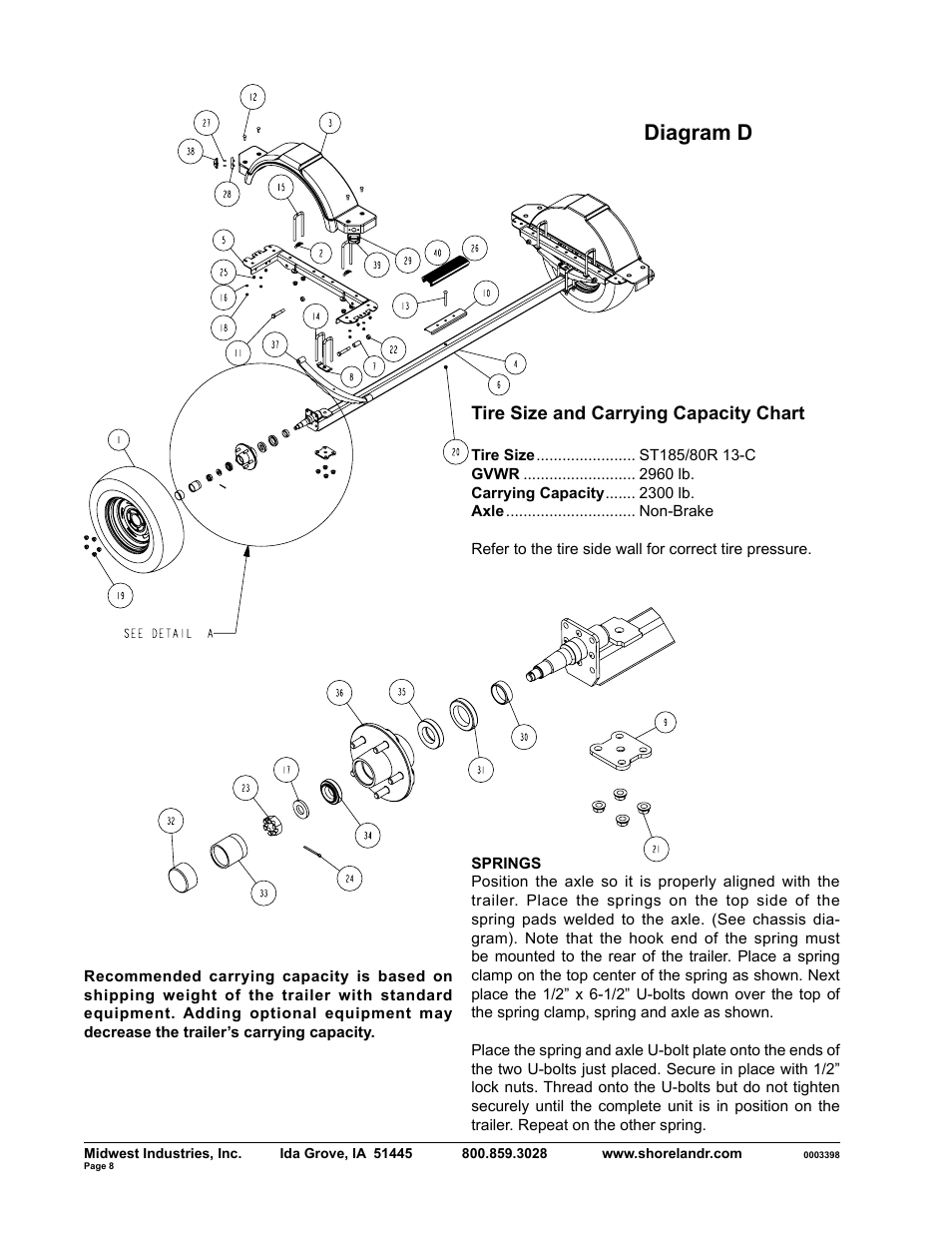 Diagram d | ShoreLand'r SLR2313SW User Manual | Page 8 / 10