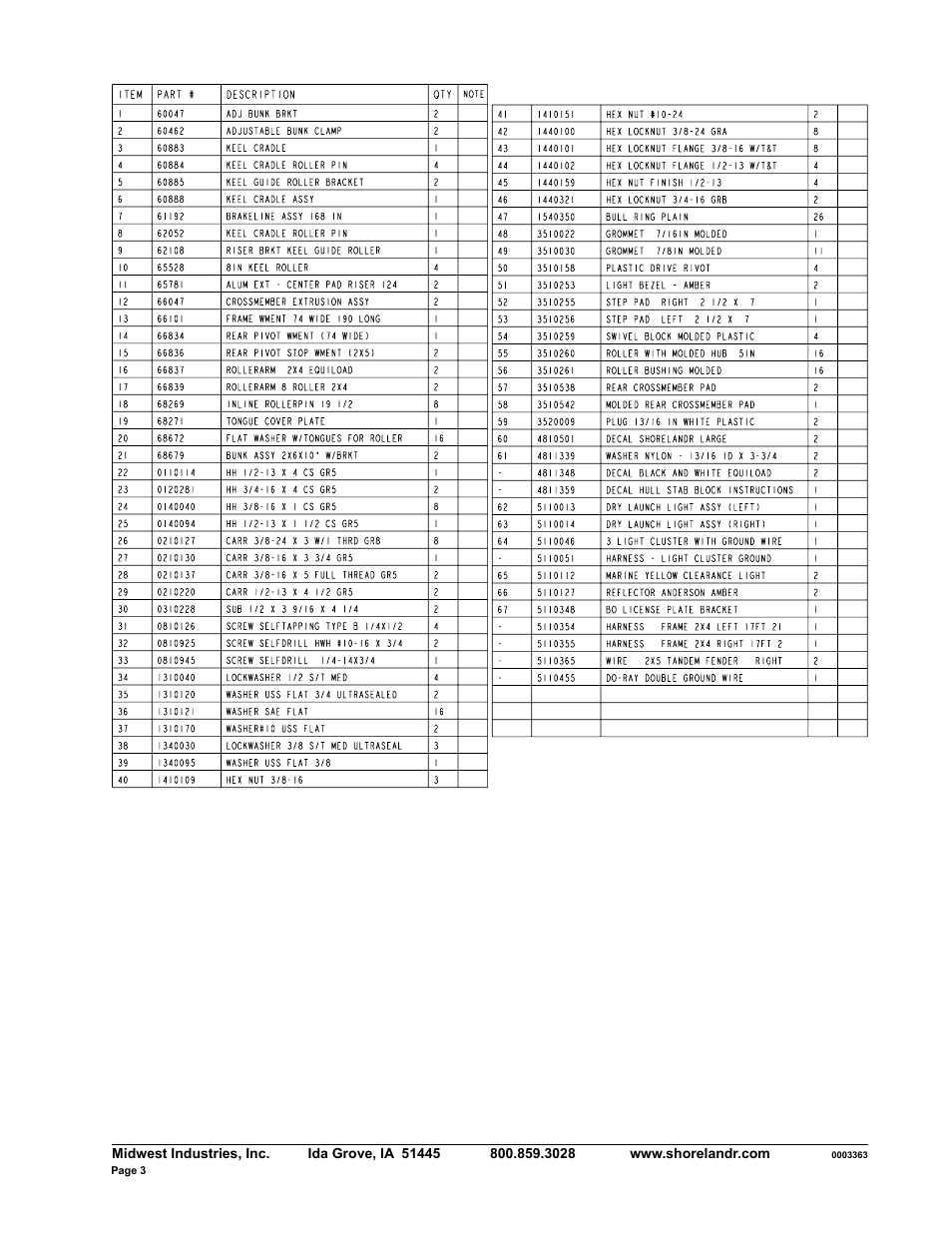 ShoreLand'r SLR2314L User Manual | Page 3 / 10