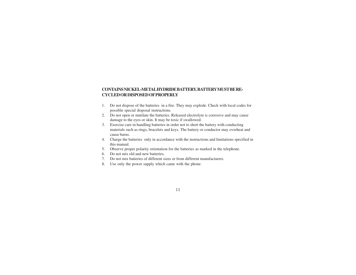 Cortelco 8012 User Manual | Page 11 / 72