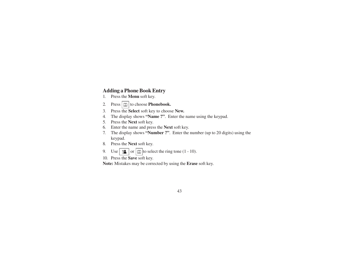 Cortelco 8012 User Manual | Page 43 / 72