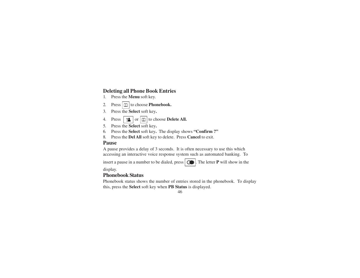 Cortelco 8012 User Manual | Page 46 / 72