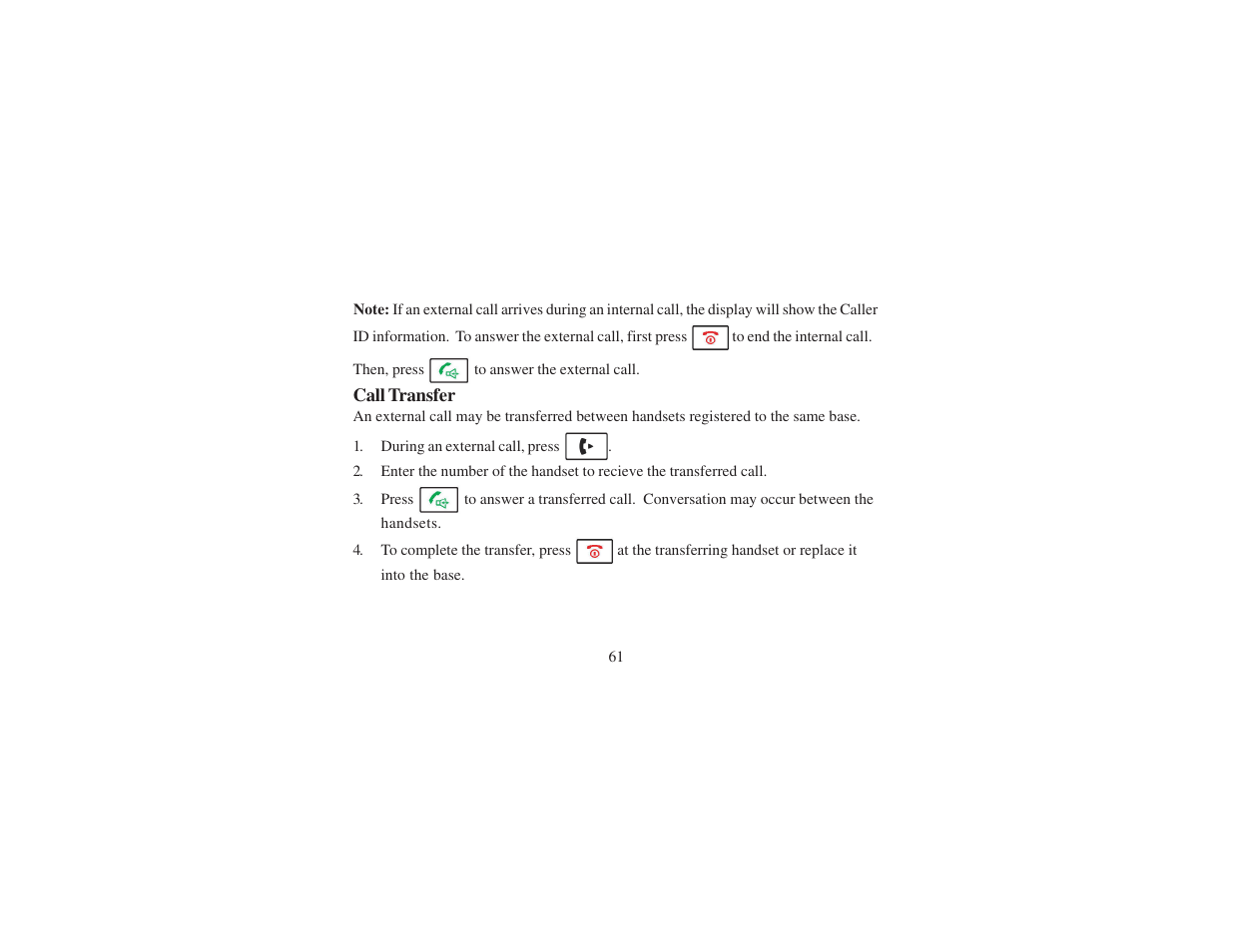 Cortelco 8012 User Manual | Page 61 / 72