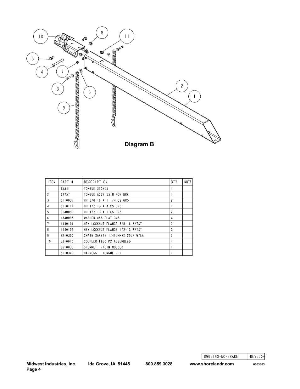 Diagram b | ShoreLand'r SLR23L User Manual | Page 4 / 10