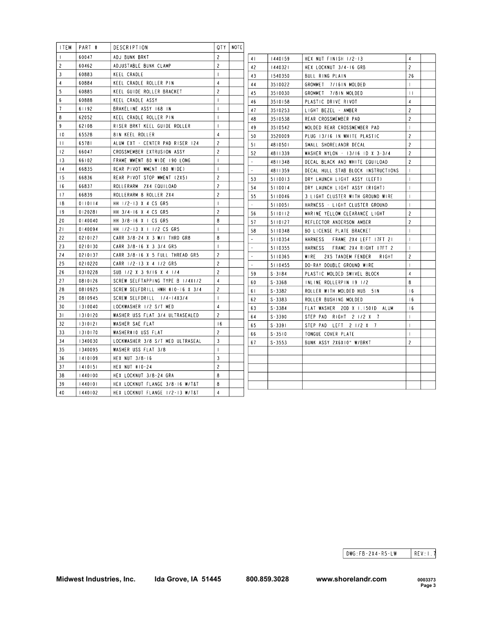 ShoreLand'r SLR23LW User Manual | Page 3 / 10