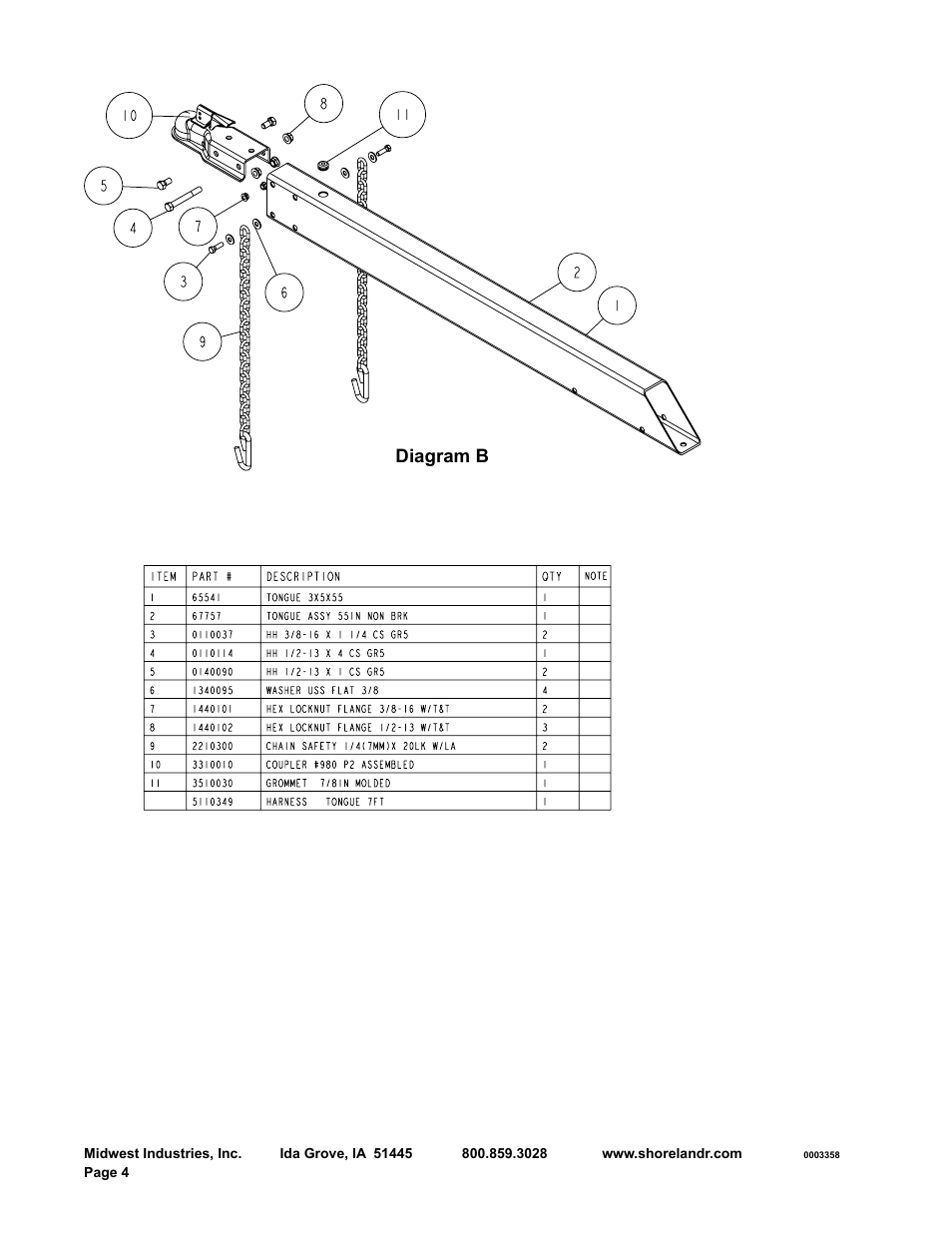 Diagram b | ShoreLand'r SLR23S User Manual | Page 4 / 10