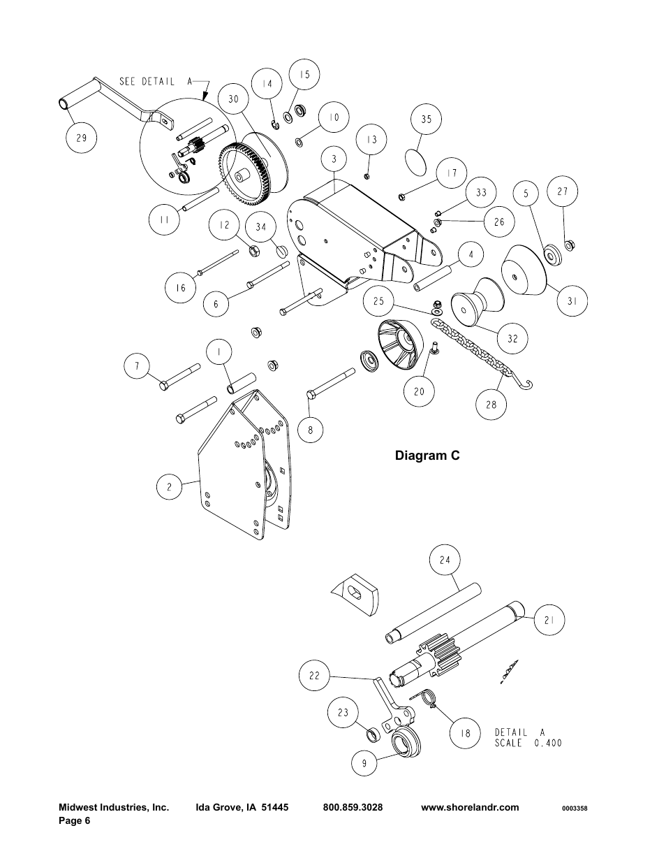 Diagram c | ShoreLand'r SLR23S User Manual | Page 6 / 10