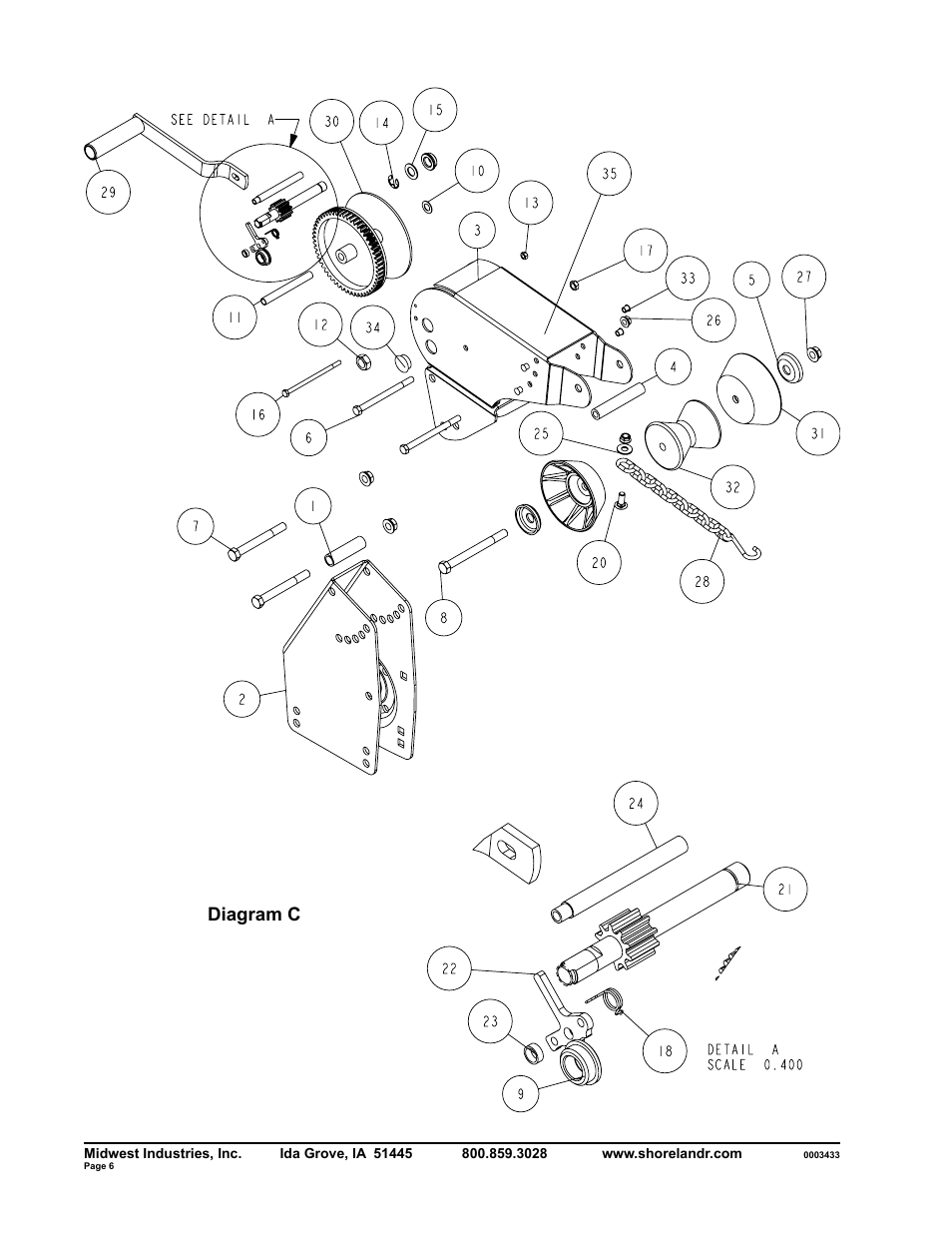 Diagram c | ShoreLand'r SLR30BLW V.2 User Manual | Page 6 / 10