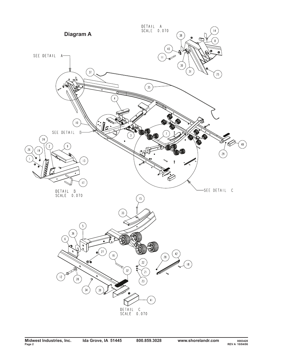 Diagram a | ShoreLand'r SLR30BSW V.1 User Manual | Page 2 / 12