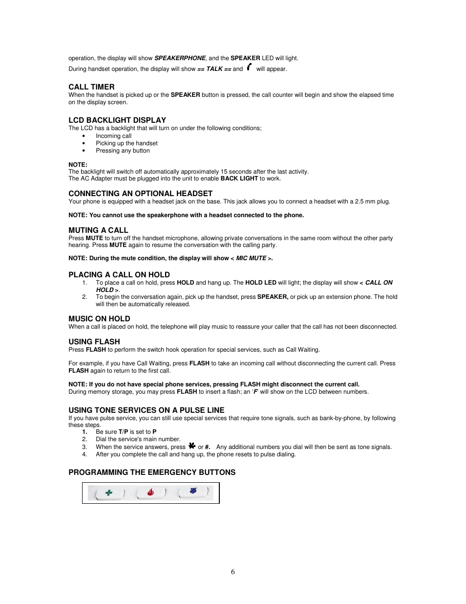 Cortelco Dignity 2420 User Manual | Page 6 / 16