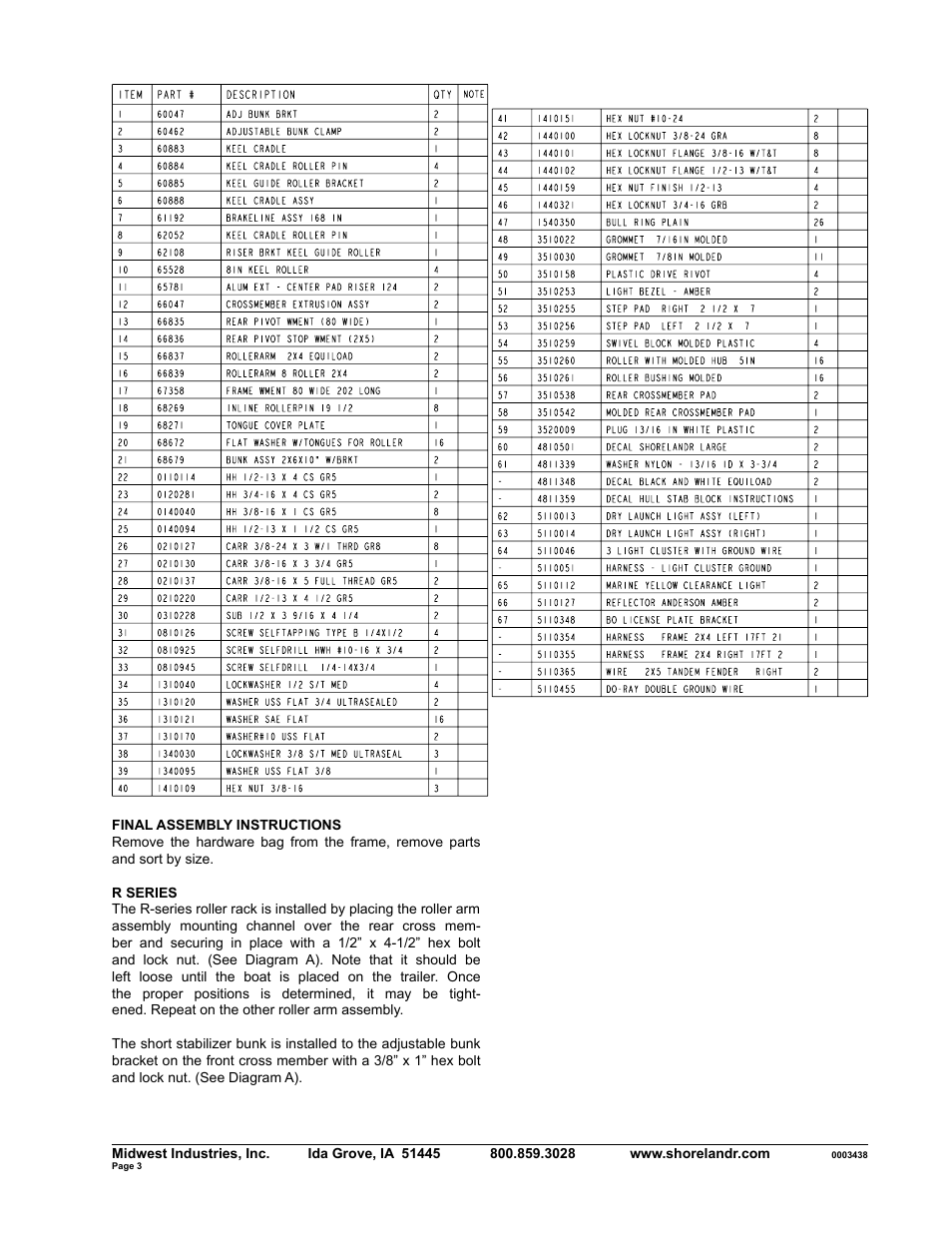 ShoreLand'r SLR30BXLW V.1 User Manual | Page 3 / 10