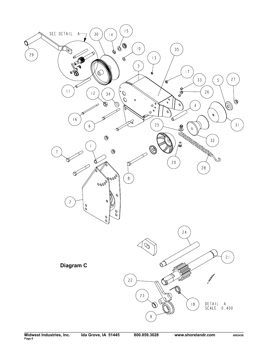 Diagram c | ShoreLand'r SLR30BXLW V.1 User Manual | Page 6 / 10