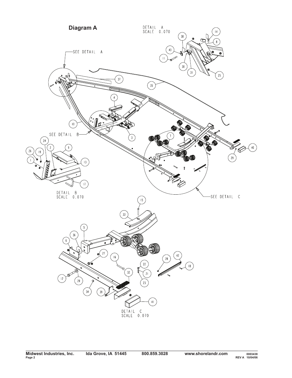 Diagram a | ShoreLand'r SLR30BXLW V.2 User Manual | Page 2 / 12