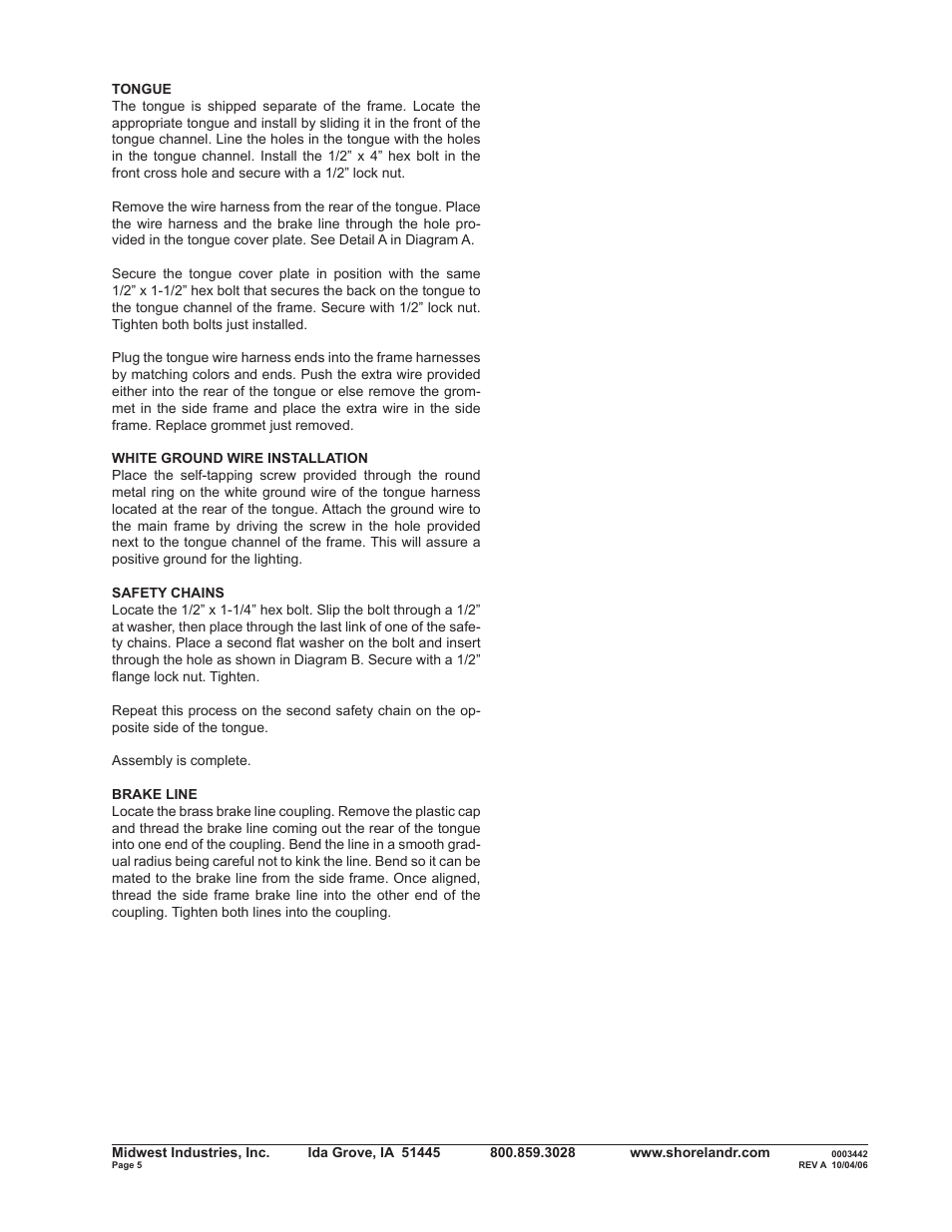 ShoreLand'r SLR34BLW V.2 User Manual | Page 5 / 12