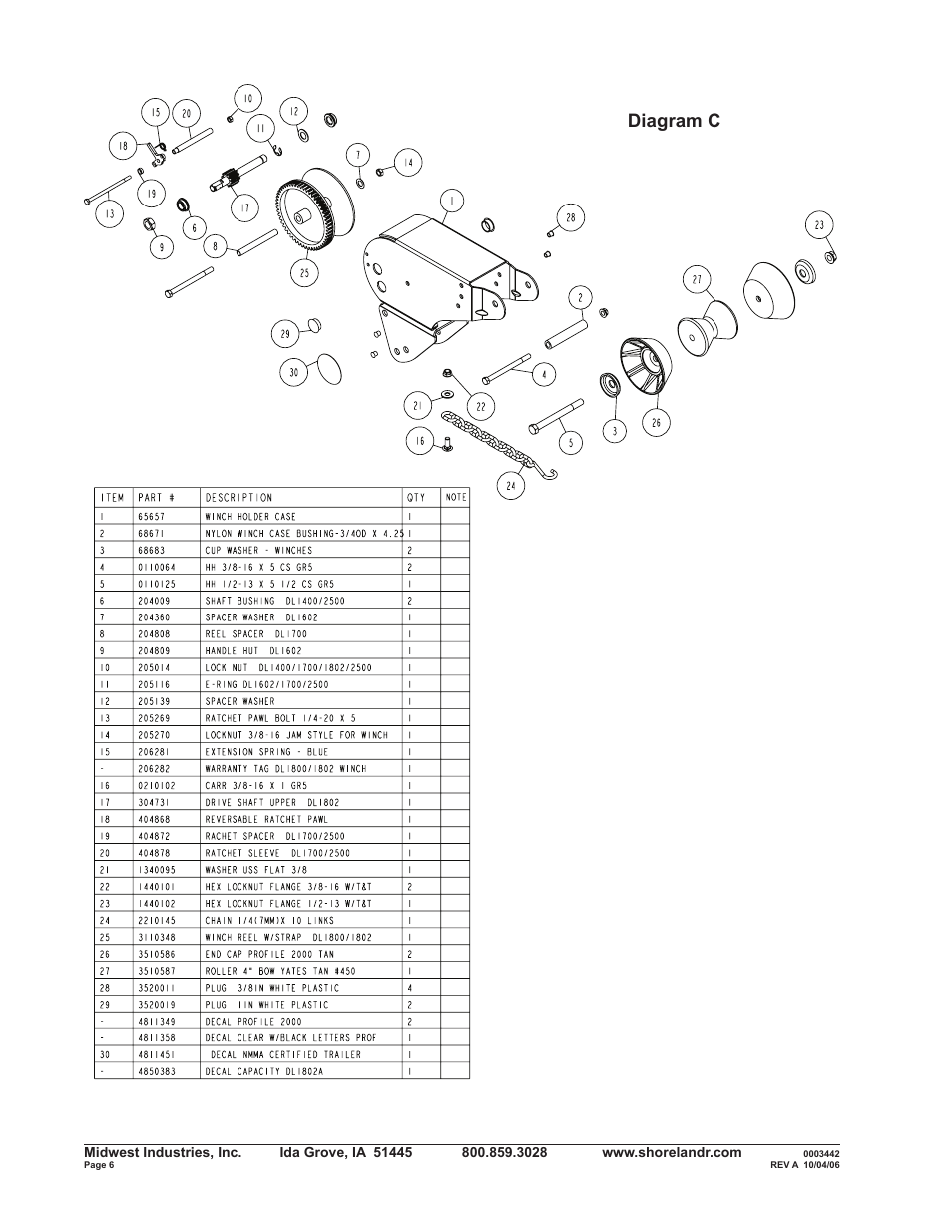 Diagram c | ShoreLand'r SLR34BLW V.2 User Manual | Page 6 / 12