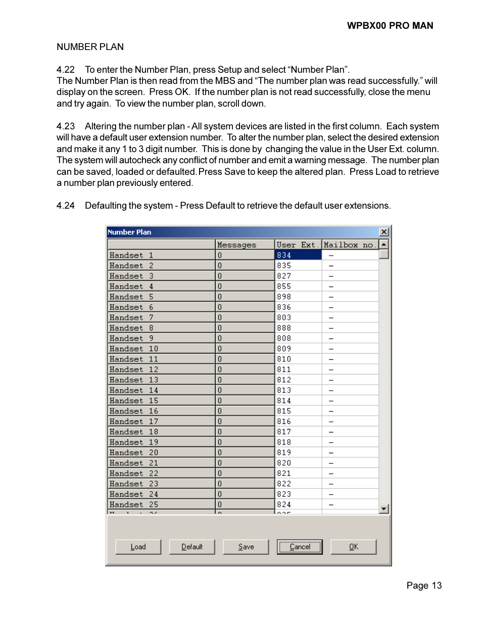Cortelco COMPASS Wireless PBX System WPBX00 PRO MAN User Manual | Page 13 / 28