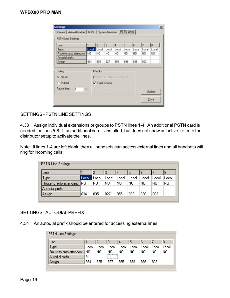 Cortelco COMPASS Wireless PBX System WPBX00 PRO MAN User Manual | Page 16 / 28