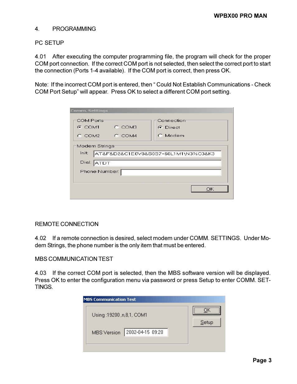 Cortelco COMPASS Wireless PBX System WPBX00 PRO MAN User Manual | Page 3 / 28