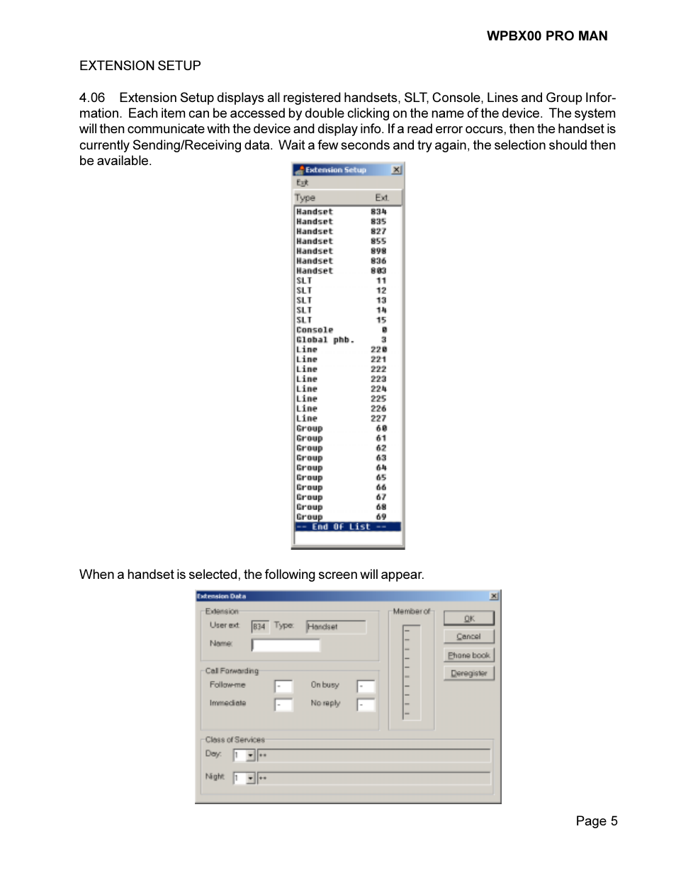 Cortelco COMPASS Wireless PBX System WPBX00 PRO MAN User Manual | Page 5 / 28
