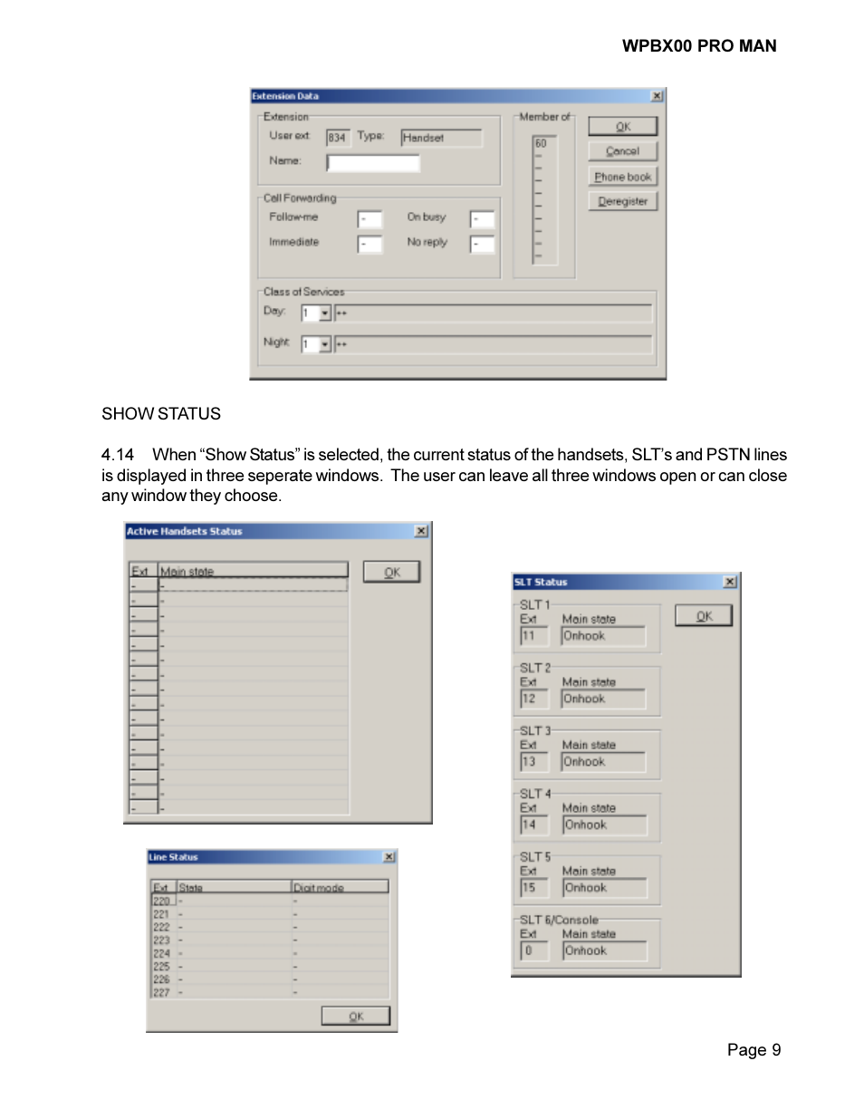 Cortelco COMPASS Wireless PBX System WPBX00 PRO MAN User Manual | Page 9 / 28