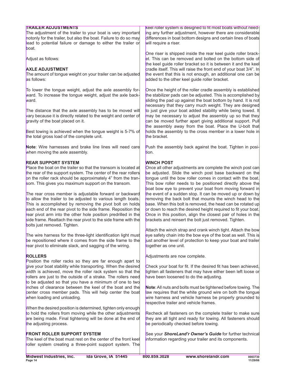 ShoreLand'r SLR40TABBXLW User Manual | Page 14 / 14