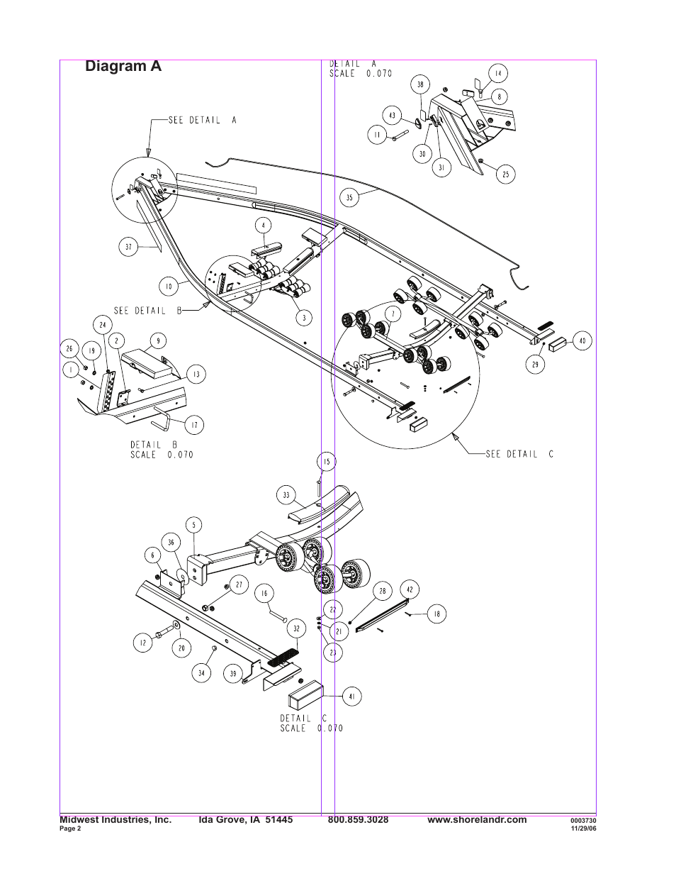 Diagram a | ShoreLand'r SLR40TABBXLW User Manual | Page 2 / 14