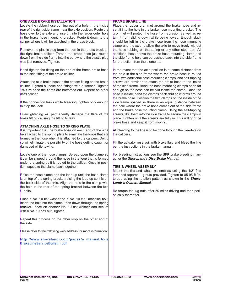ShoreLand'r SLR40TABLW User Manual | Page 10 / 14