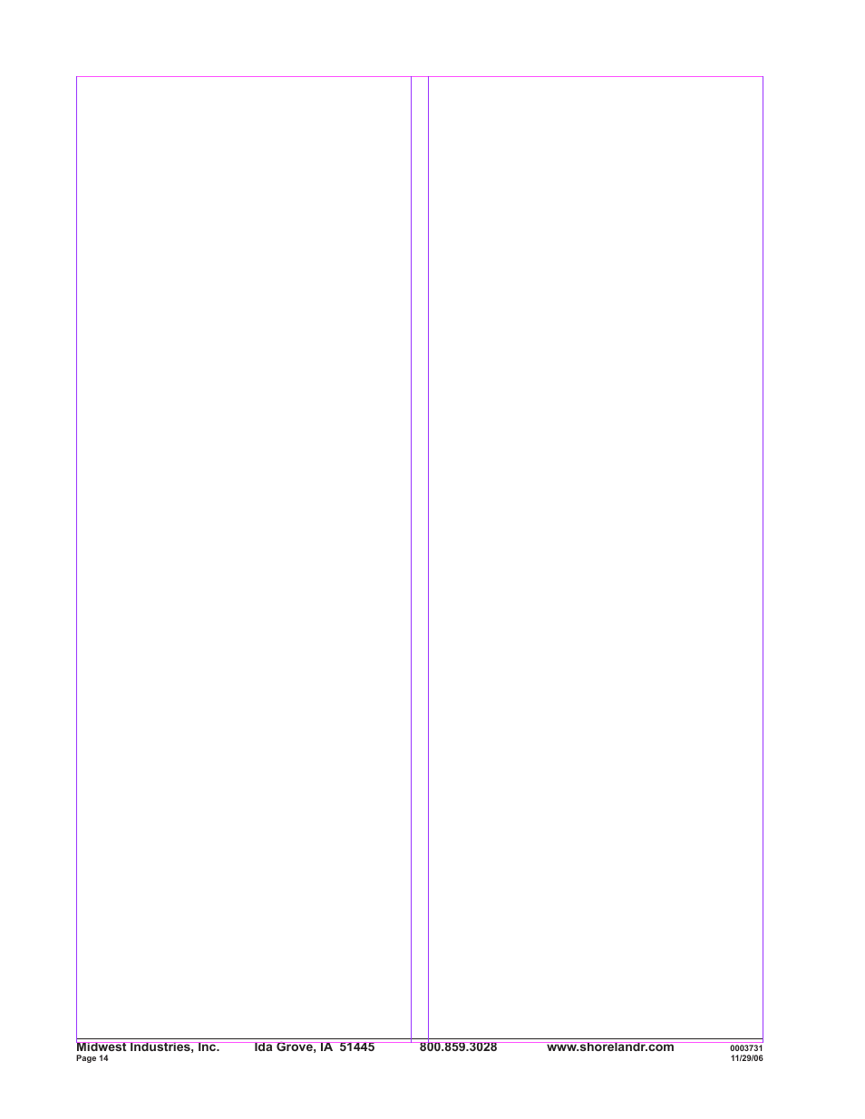 ShoreLand'r SLR40TABLW User Manual | Page 14 / 14