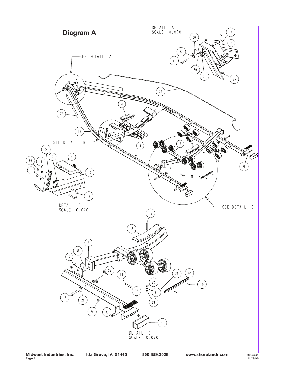 Diagram a | ShoreLand'r SLR40TABLW User Manual | Page 2 / 14