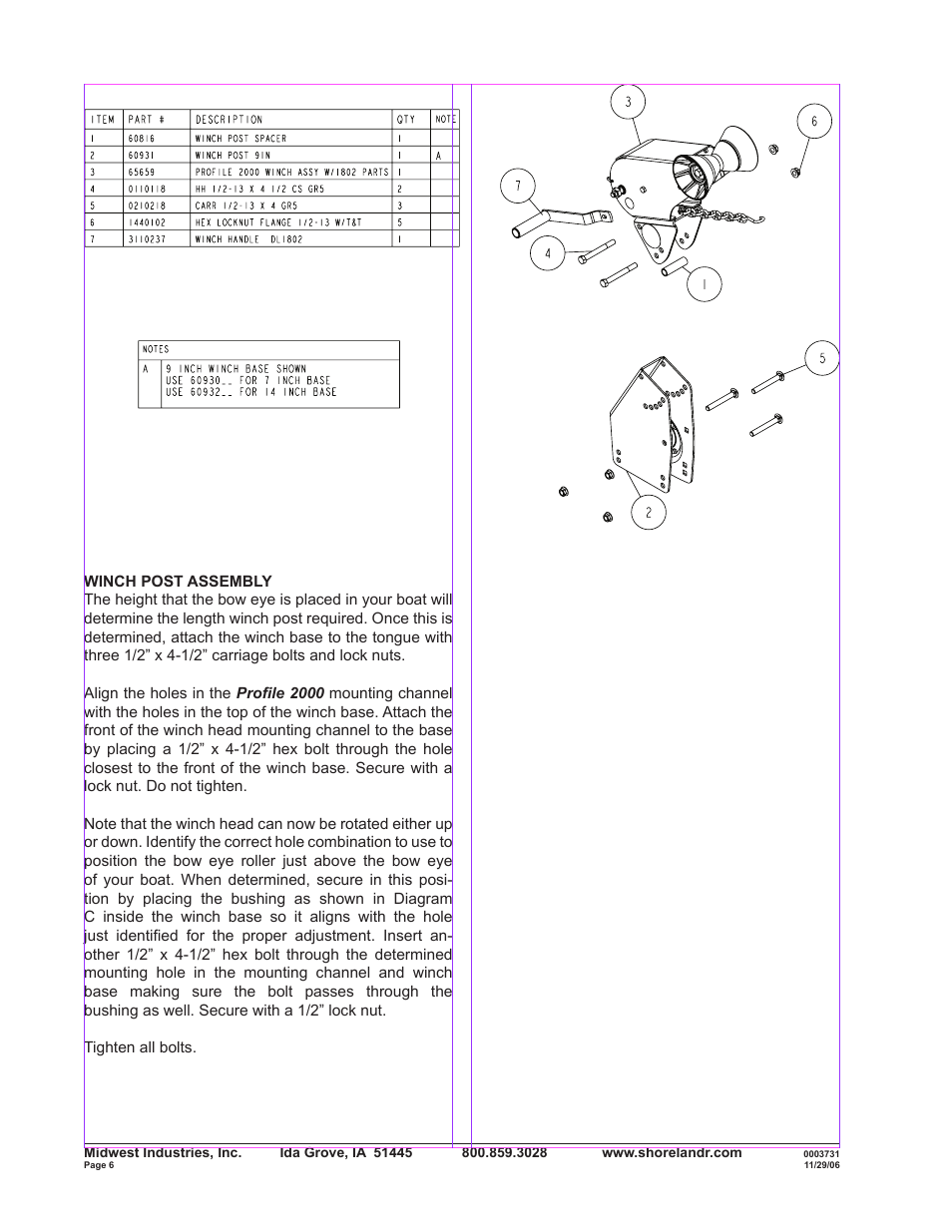 ShoreLand'r SLR40TABLW User Manual | Page 6 / 14