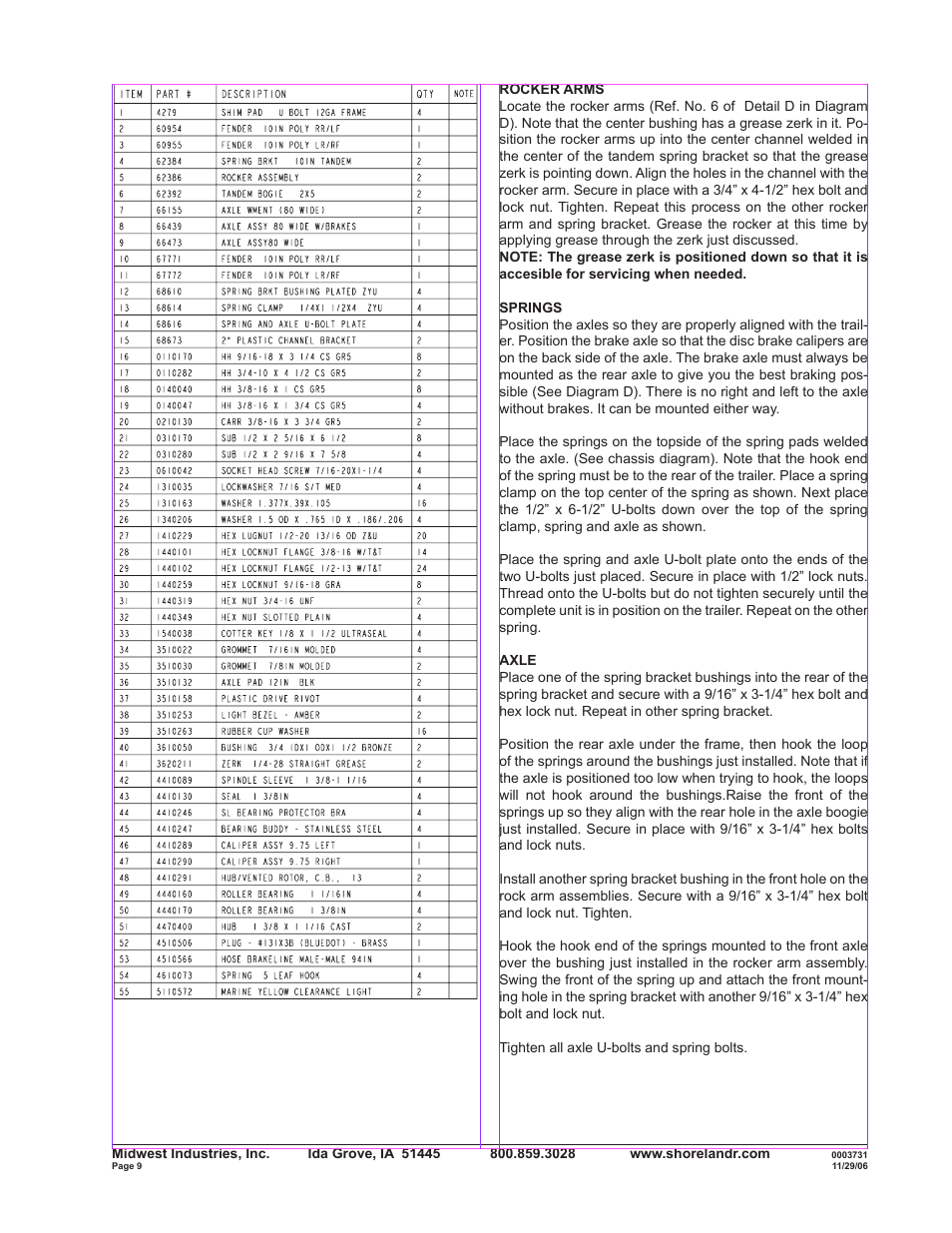 ShoreLand'r SLR40TABLW User Manual | Page 9 / 14