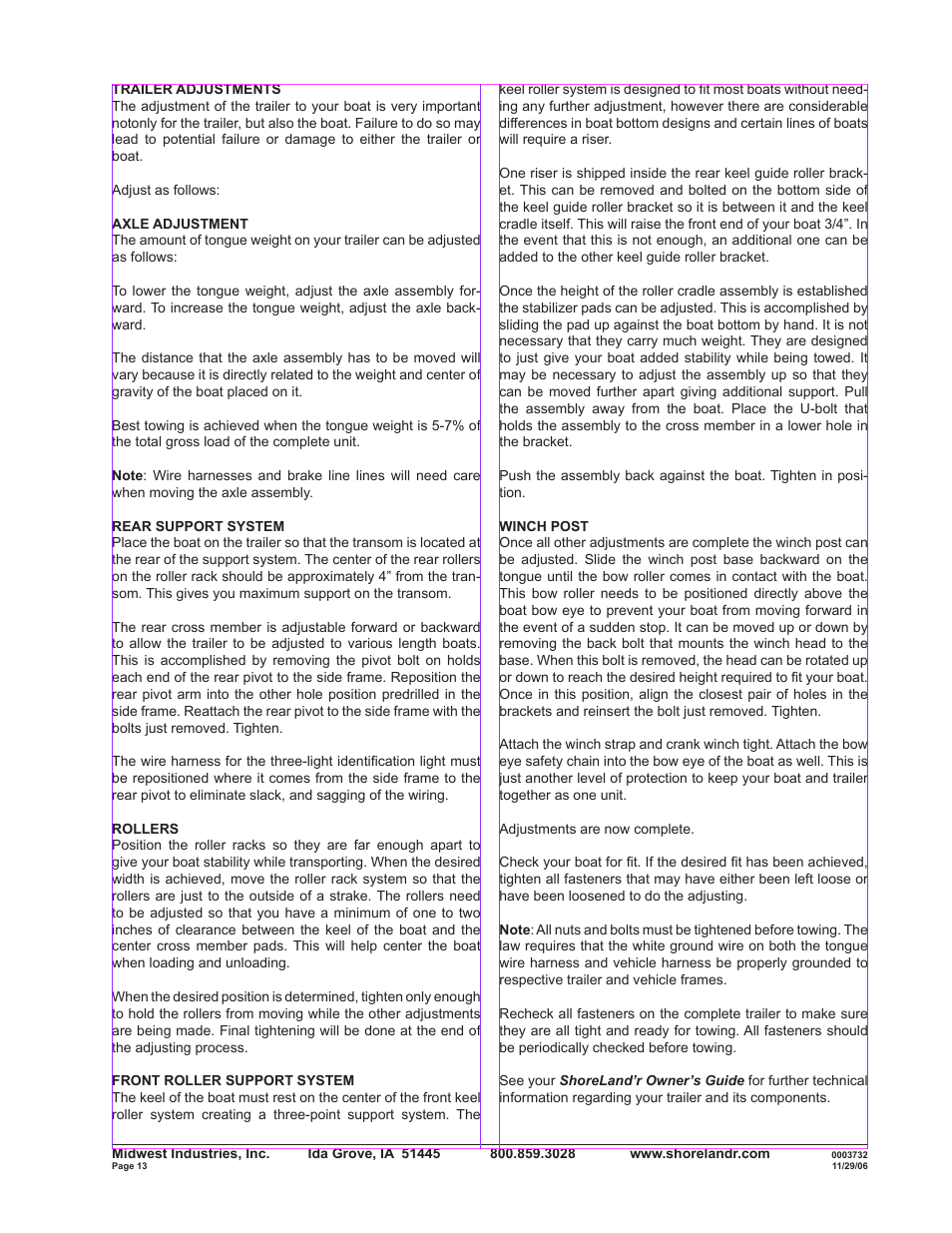 ShoreLand'r SLR40TABXLW User Manual | Page 13 / 14