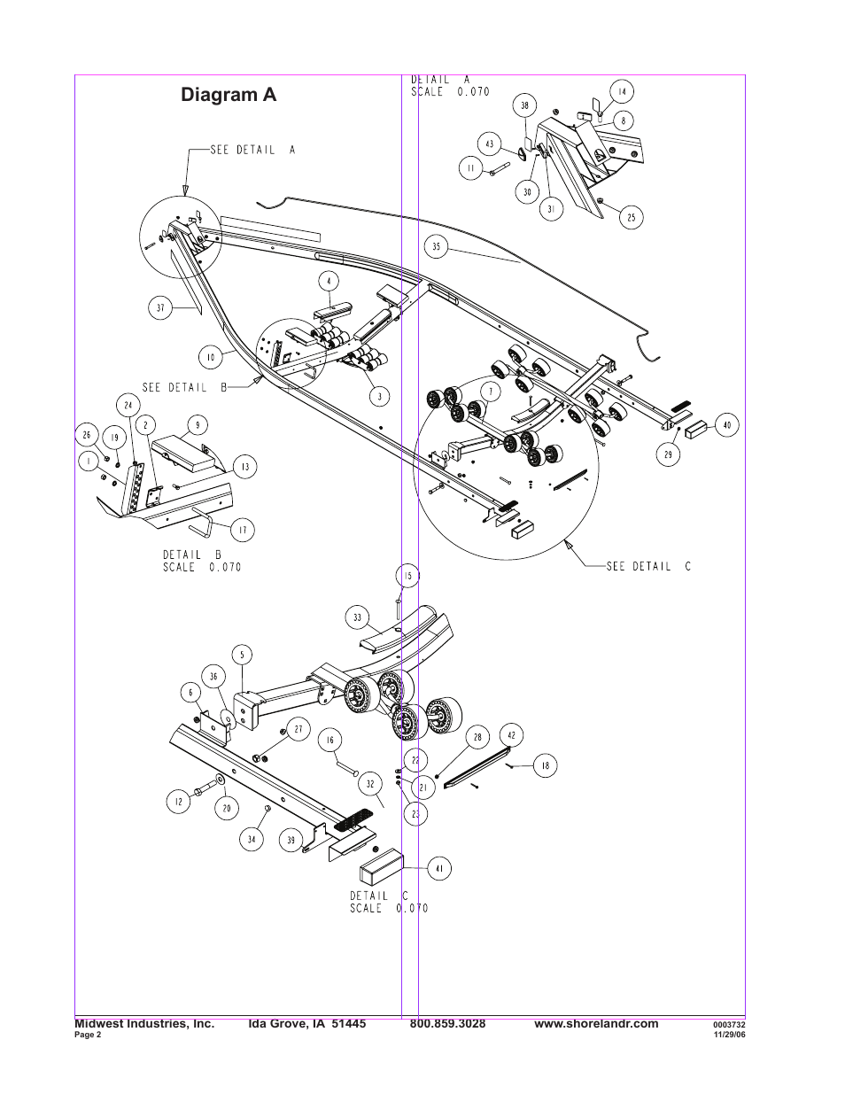 Diagram a | ShoreLand'r SLR40TABXLW User Manual | Page 2 / 14