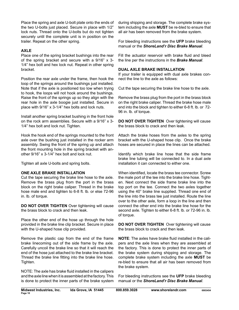 ShoreLand'r SLR40TBBLW V.1 User Manual | Page 10 / 12